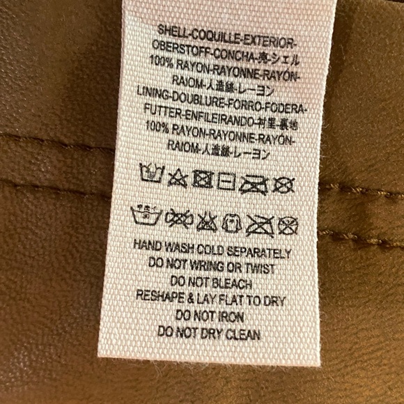 Free People Faux Leather Skirt - Picture 14 of 14